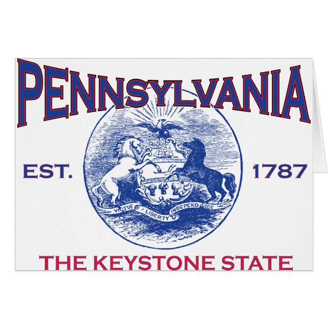 PENNSYLVANIA El Estado de la Piedra Angular (Anverso (Horizontal))