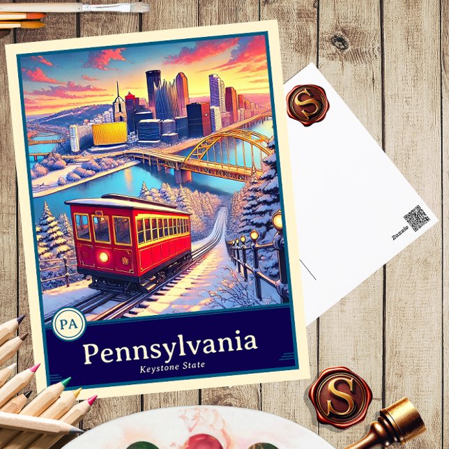 Pennsylvania | Postal con cubierta de estilo anime (Subido por el creador)
