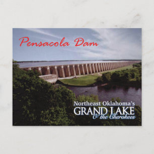 Pensacola Dam...Grand Lake OK  postal v2