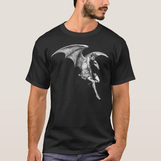 Pensamiento de Satan (en el camisetas oscuro) (Anverso)