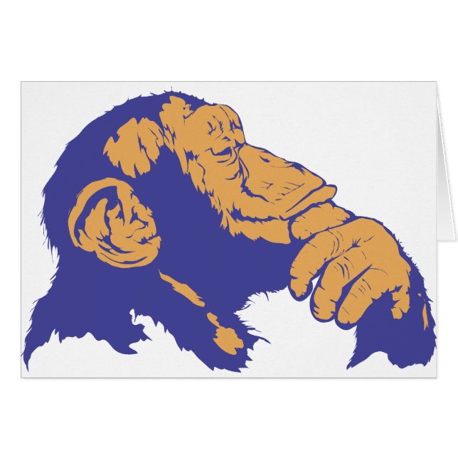 Pensamiento del chimpancé (Anverso (Horizontal))