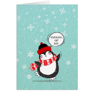 Pensamiento en usted pingüino