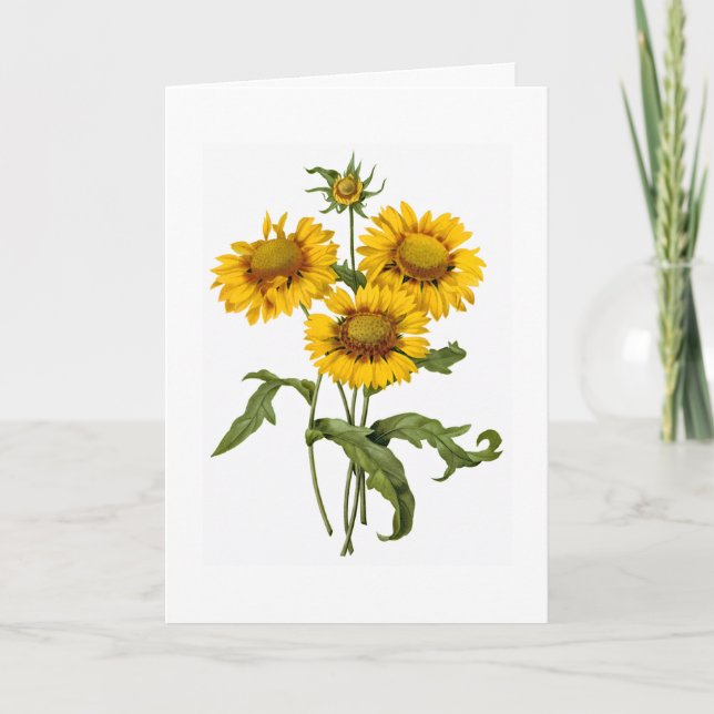 Pensamiento en usted tarjeta de felicitación (Anverso)