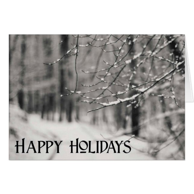 Pensamiento en usted tarjeta del día de fiesta (Anverso (Horizontal))