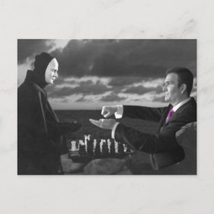 Pensamiento fuera de la postal de la caja (TM)