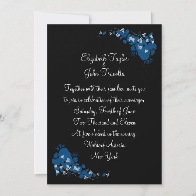 Pensamiento ~ Invitación (Anverso)