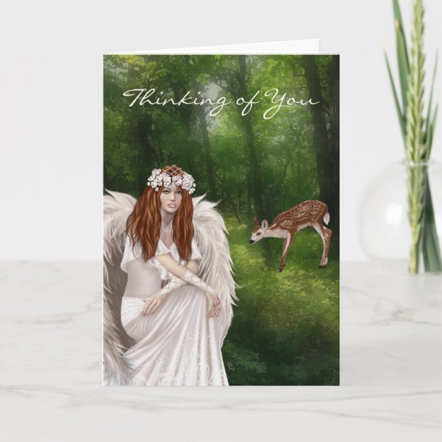 Pensamiento moderno de tu tarjeta de felicitación  (Anverso)