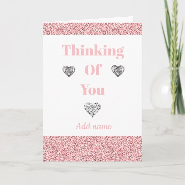 Pensamiento personalizado especial de tu tarjeta (Anverso)