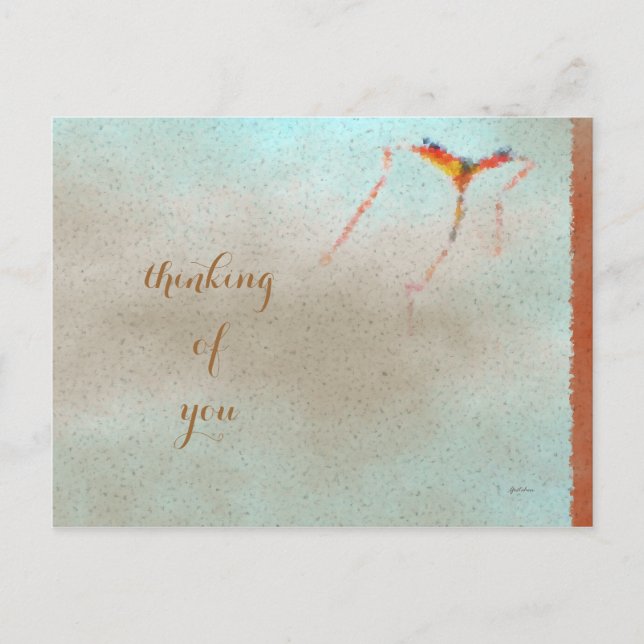 Pensamiento postal de ti (Anverso)