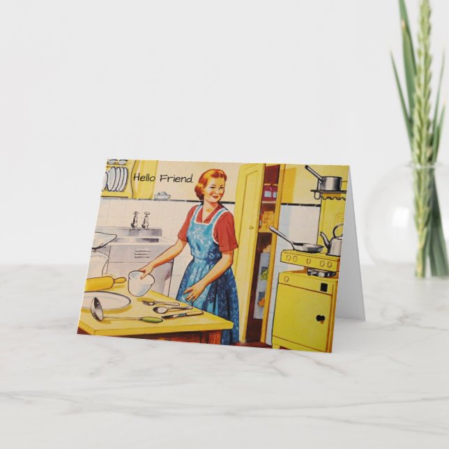 Pensamiento retro de los amantes de la tarjeta de  (Anverso)