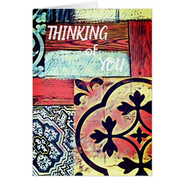 Pensamiento simple de ti saludo (Frente)