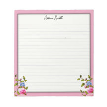 Pensamientos en Blooming: Bloc de notas con flores