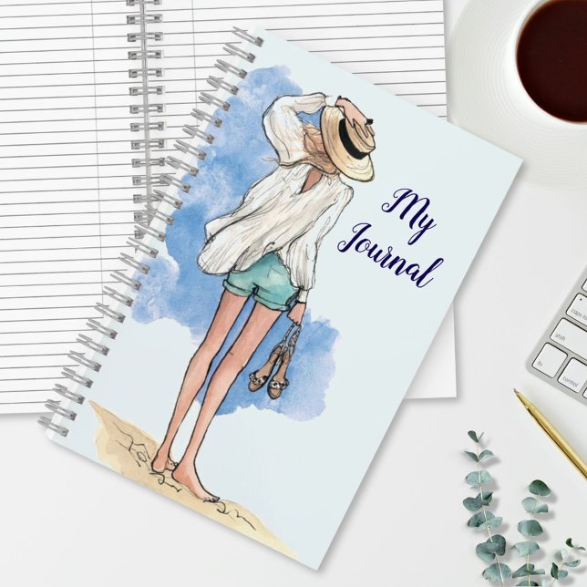 Pensamientos en la playa Mi Diario - Azul (Subido por el creador)