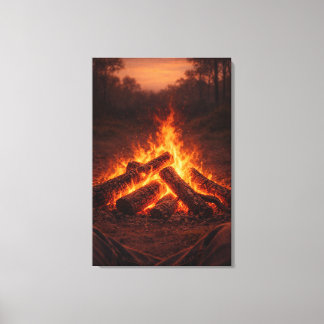 Pensamientos junto a la hoguera | Arte de pared ju