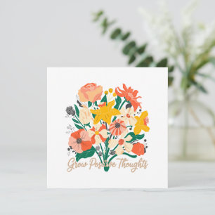 Pensamientos positivos de crecimiento - Floral Ins