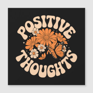 Pensamientos positivos - Flores y mariposas