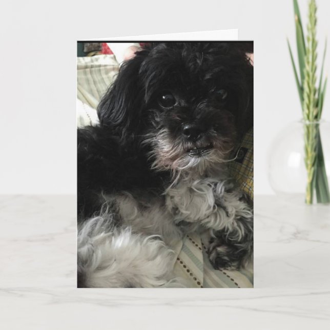 "¡PENSANDO EN CUÁNTO TE AMO!" TARJETA DE AMOR (Anverso)