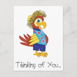 Pensando en la postal del loro de tu isla