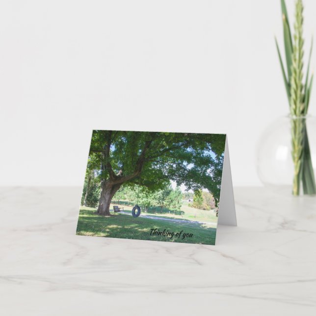 Pensando en la tarjeta de felicitación pacífica (Anverso)