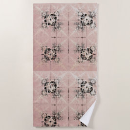 Pensando en Pastel Twists Beach Toalla