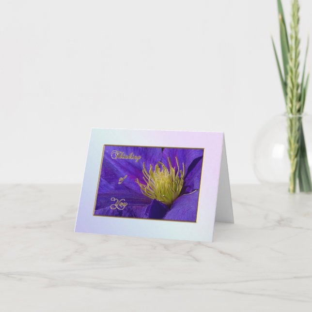 Pensando en su tarjeta de nota (Anverso)