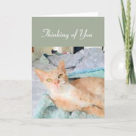 Pensando en su tarjeta de nota