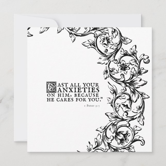 Pensando en su tarjeta de saludos Inspiradores (Anverso)