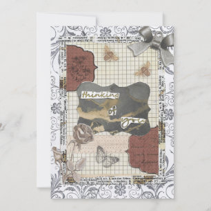 Pensando en ti, diciendo tarjetas de felicitación