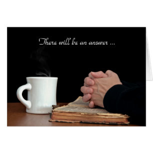 Pensando en ti en las manos que rezan