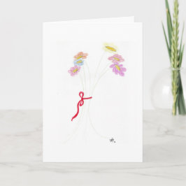 Pensando en ti - Enviando una tarjeta de Bouquet