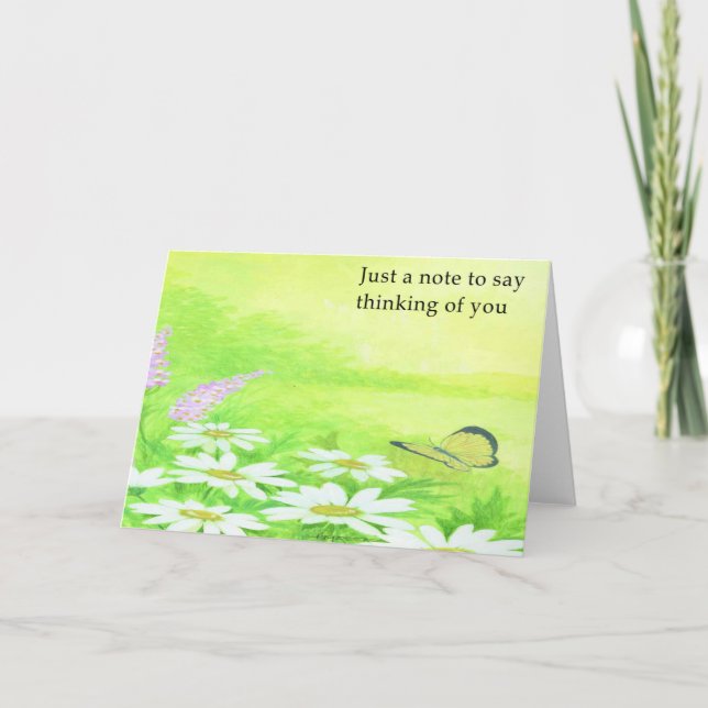 Pensando en ti, nota de margarita (Anverso)