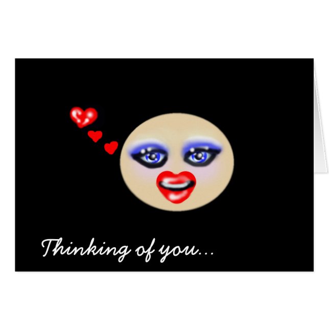 Pensando en ti... Tarjeta (Anverso (Horizontal))