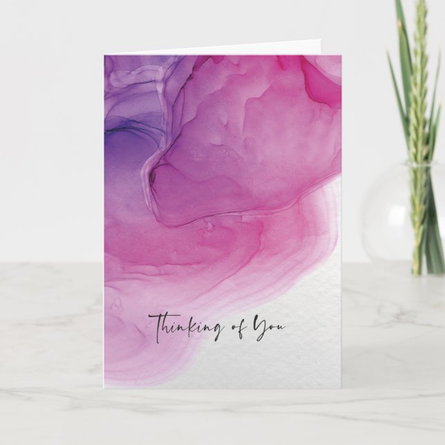 Pensando en ti - Tarjeta de felicitación (Anverso)