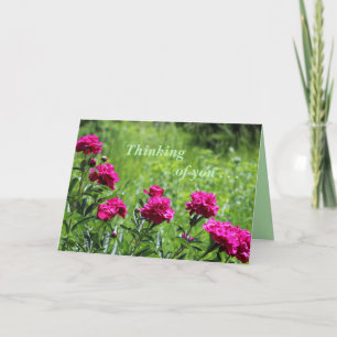 Pensando en ti.... Tarjeta de felicitación
