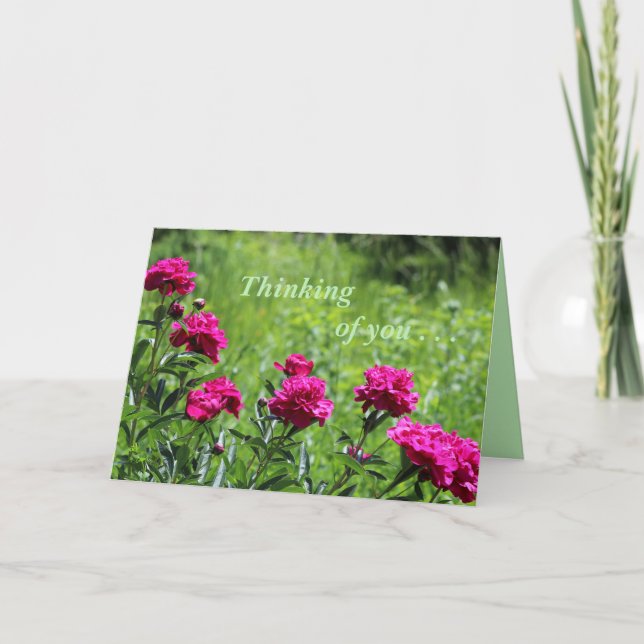 Pensando en ti.... Tarjeta de felicitación (Anverso)