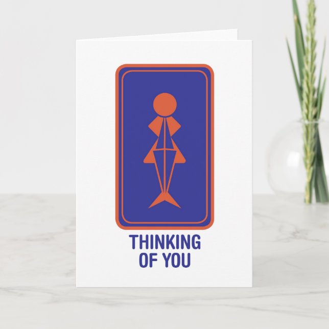 Pensando en ti - Tarjeta de felicitación (Anverso)