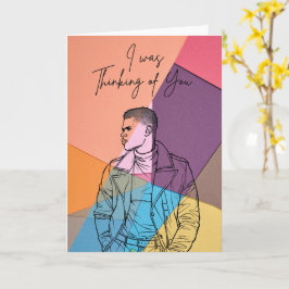 Pensando en Ti – Tarjeta de Felicitación Artística