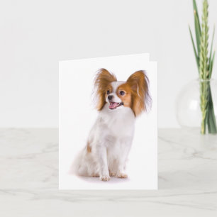 Pensando en ti, tarjeta de perro pagina