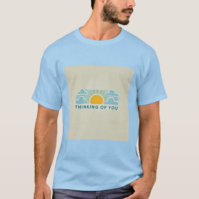Pensando En Tu Camiseta Sunshine Para Los Hombres (Anverso)