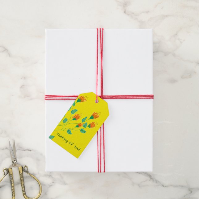 Pensando En Tu Etiqueta De Regalo (Con cuerda)