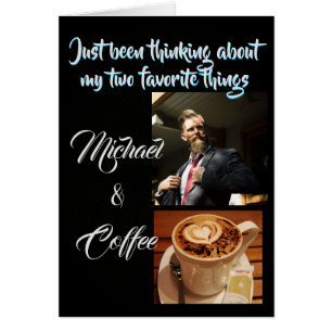 Pensando En Tu Foto Personal Tarjeta De Diversión