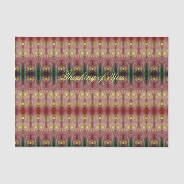 Pensando en tu papel de tejidos florales (Anverso)