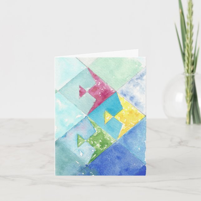 Pensando en tu tarjeta de pescado (Anverso)