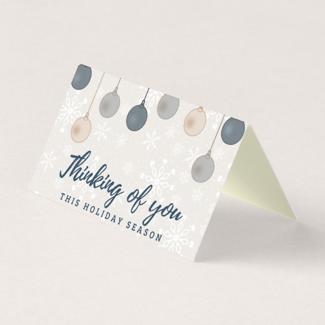 Pensando En Tus 25 Tarjetas De Vacaciones De Paque (Anverso)