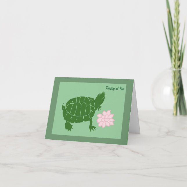 Pensando En Tus Cartas De Nota De Tortuga (Anverso)