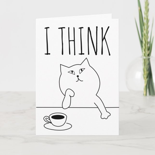 PENSANDO EN USTEDES TARJETAS DE REUNIÓN DE CAFÉ (Anverso)