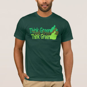 Pensar Camisa Verde - elegir estilo y color