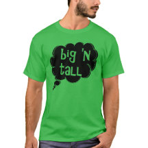 pensar camiseta grande y alta de dalDesignNZ