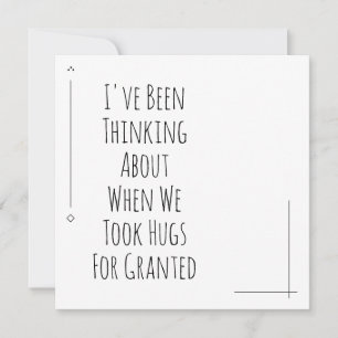 Pensar En Cuándo Nos Damos Por Sentados Los Abrazo