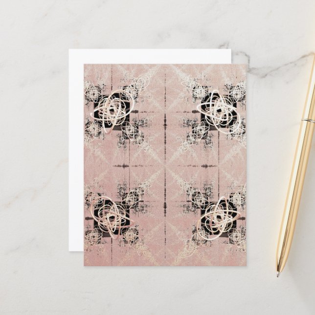 Pensar en la hoja de papel de los giros del pastel (Anverso/Reverso In Situ)